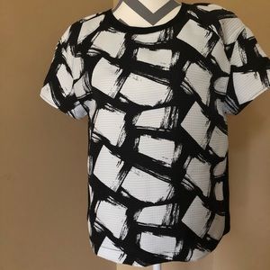 Banana Republic Geometric Boxy Top